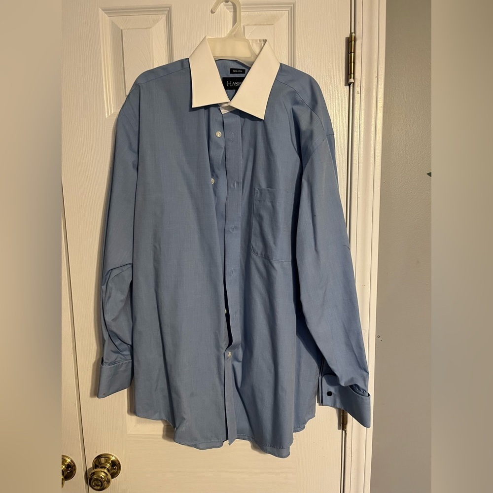 Haspel brand Dress Shirt sz M
